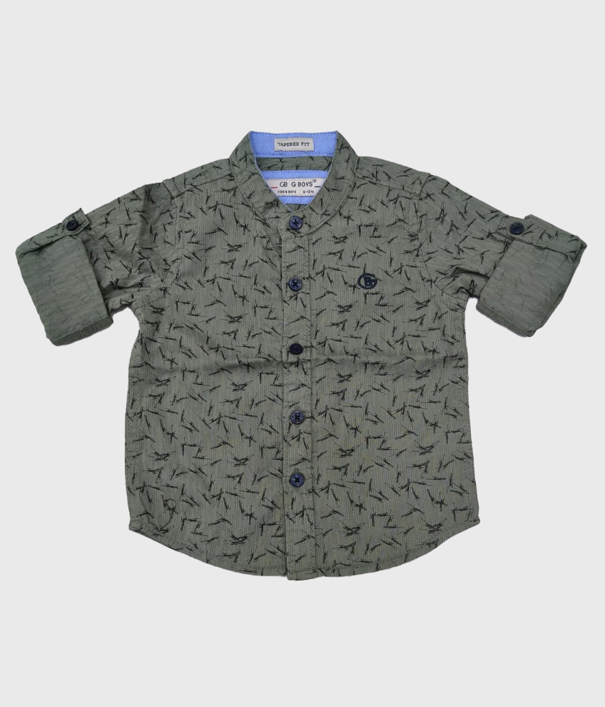 H234-MANDARIN COLLAR SHIRT