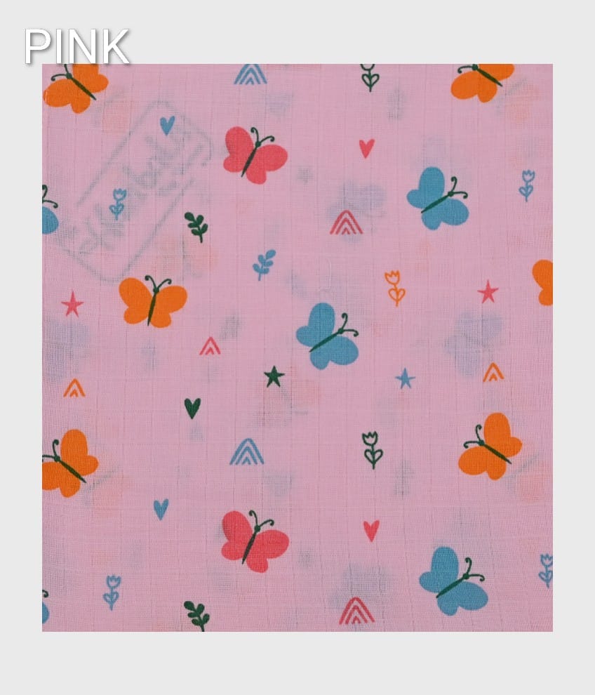 H129-MUSLIN TOWEL (COLOUR PRINT)