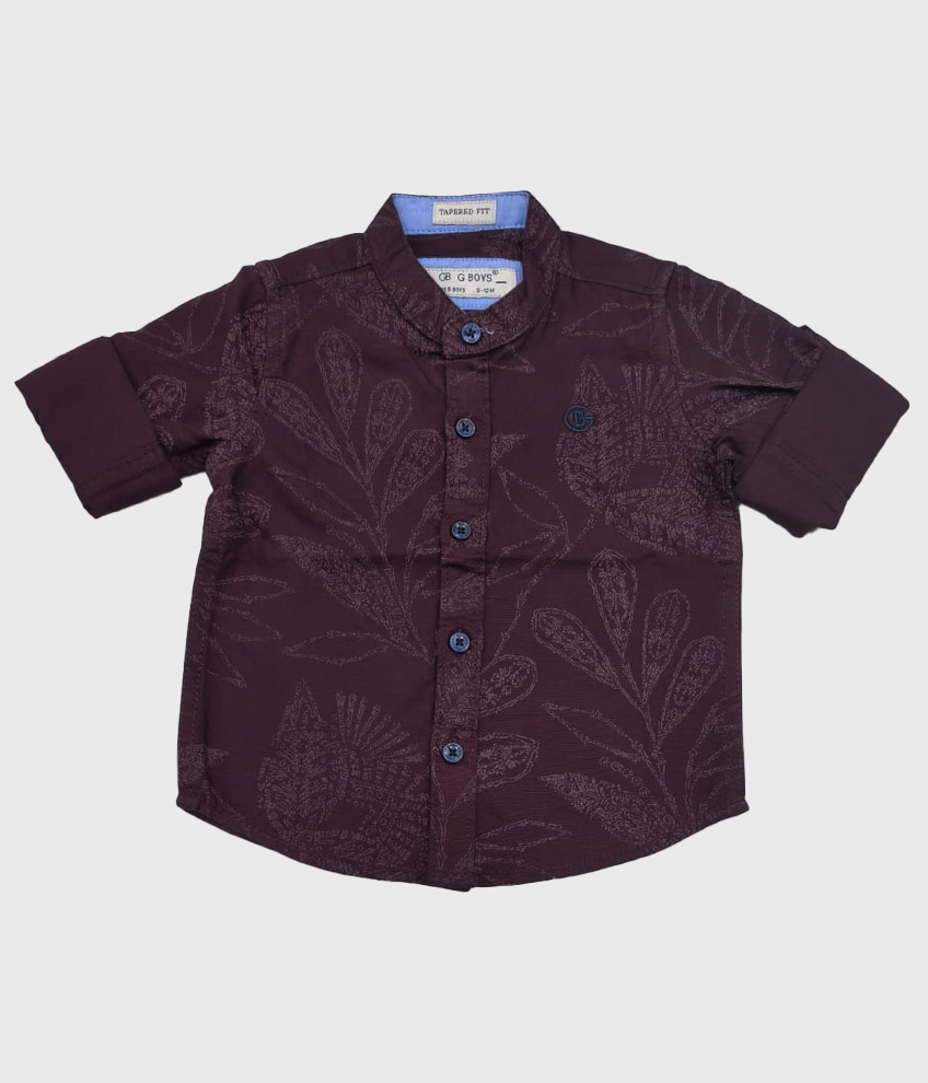 H236-MANDARIN COLLAR SHIRT