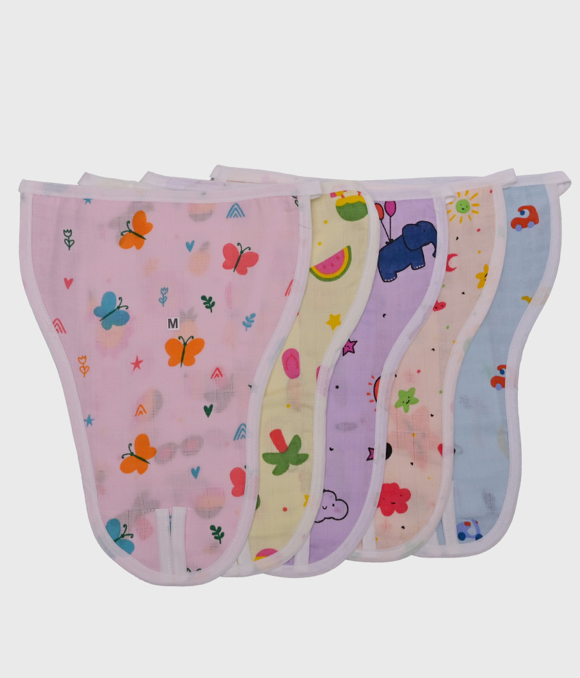 H125-MUSLIN NAPPY (COLOUR PRINT)