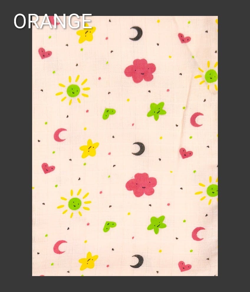 H129-MUSLIN TOWEL (COLOUR PRINT)