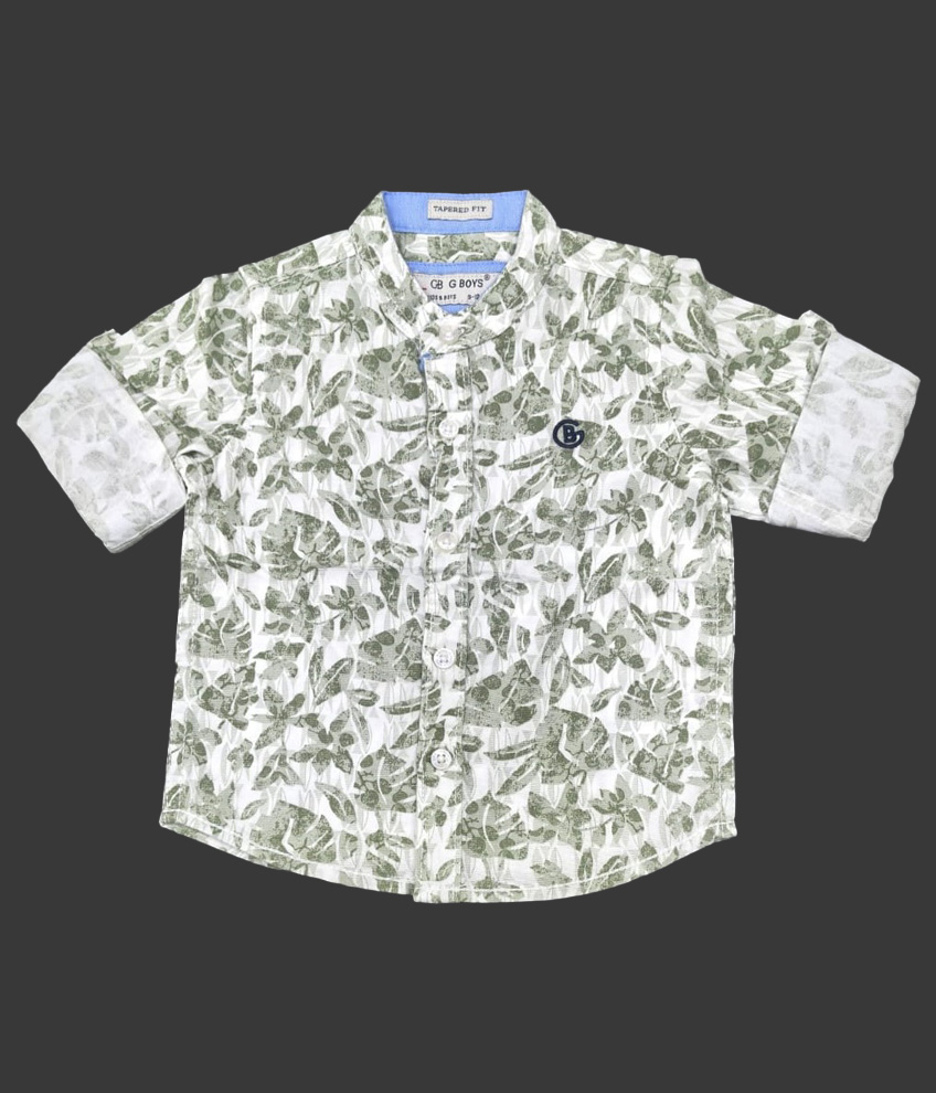 H233-MANDARIN COLLAR SHIRT