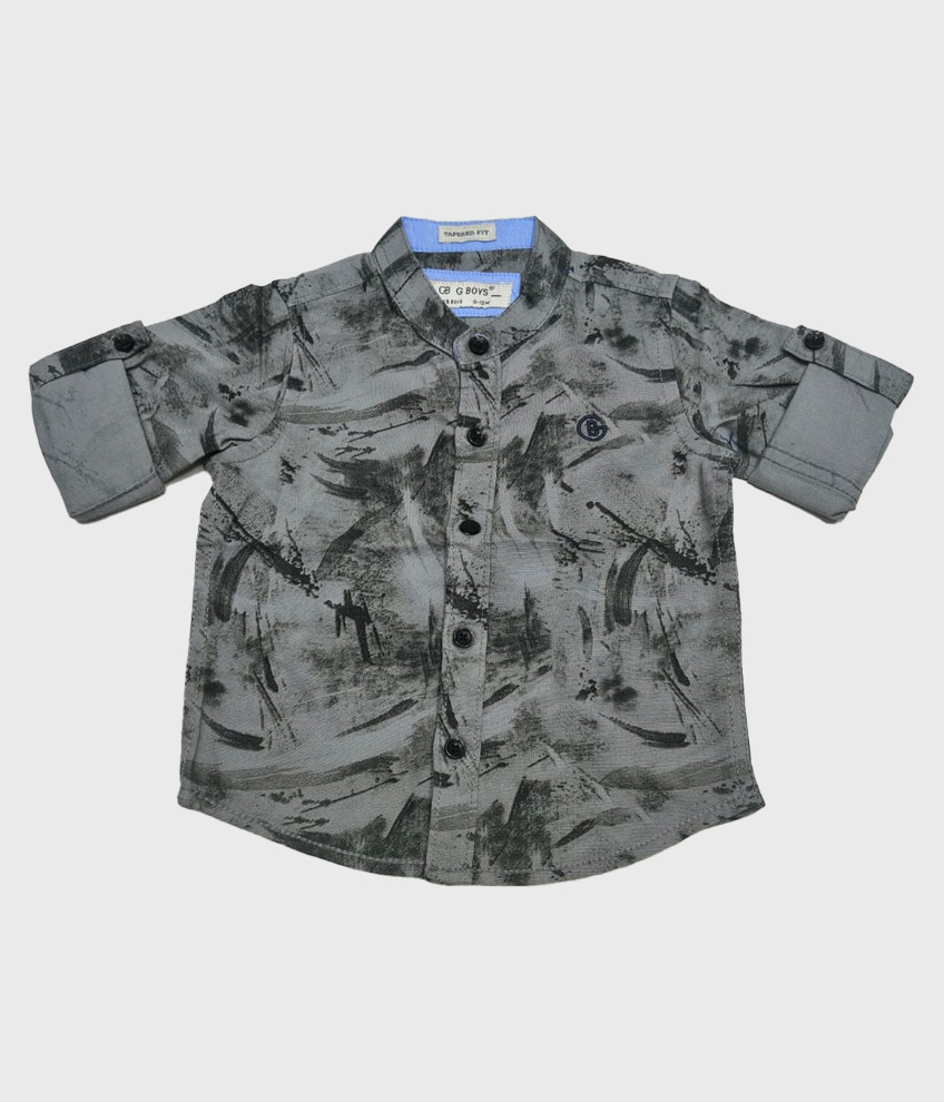 H237-MANDARIN COLLAR SHIRT